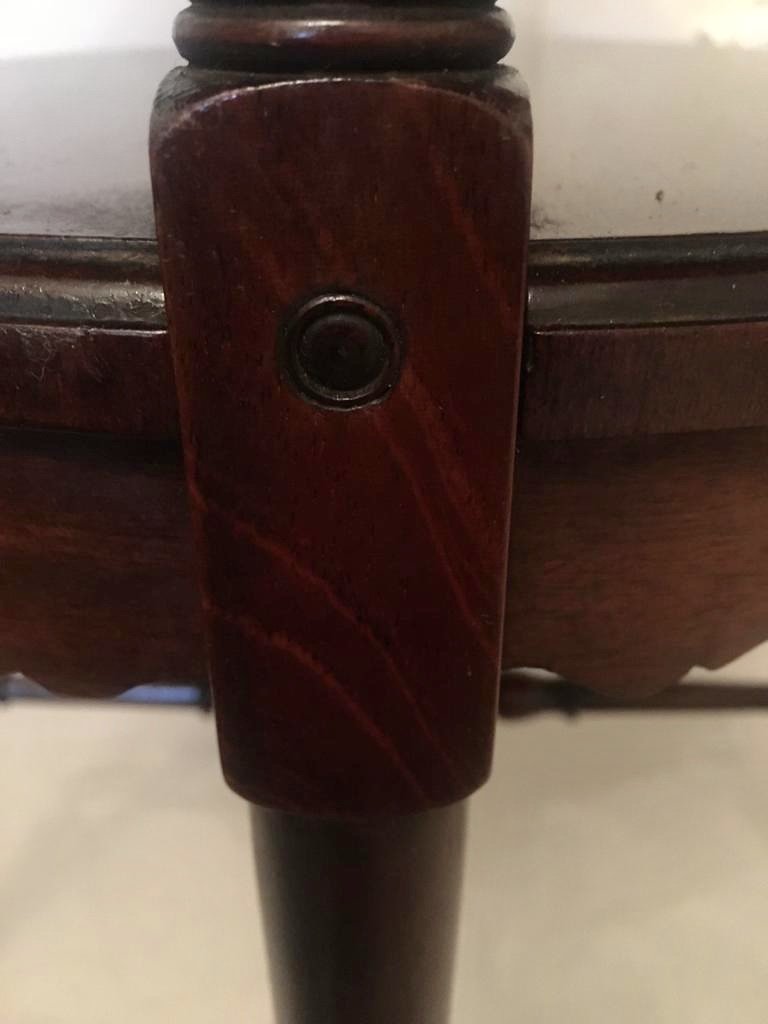 Antique Victorian Mahogany Lamp Table - Image 3